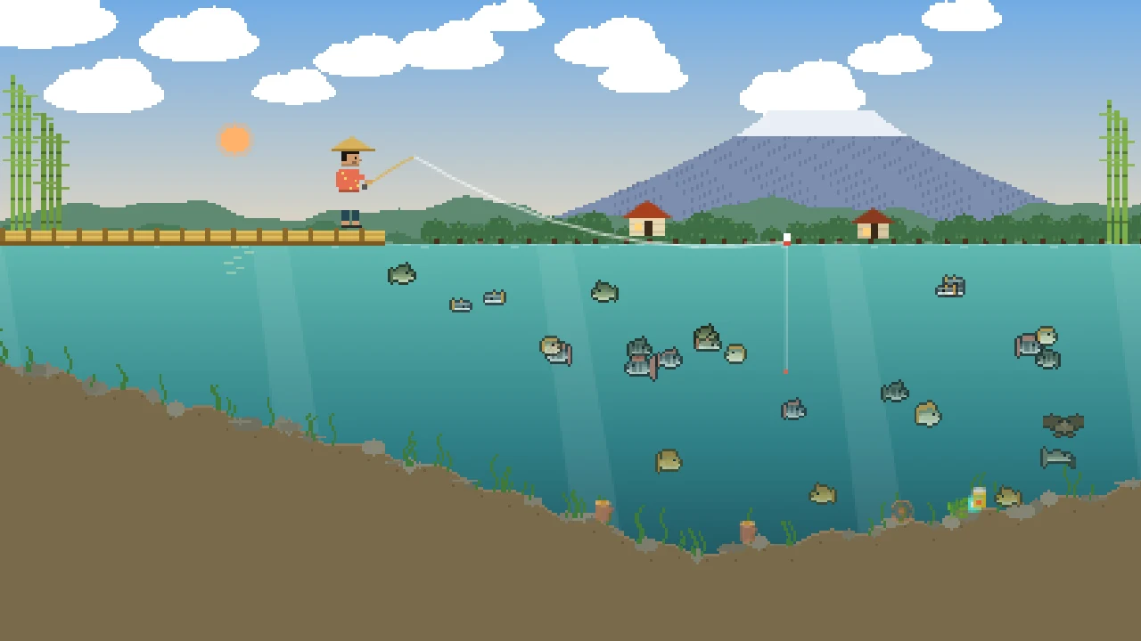 Memancing di Sungai Bambu, game Kail Nusantara