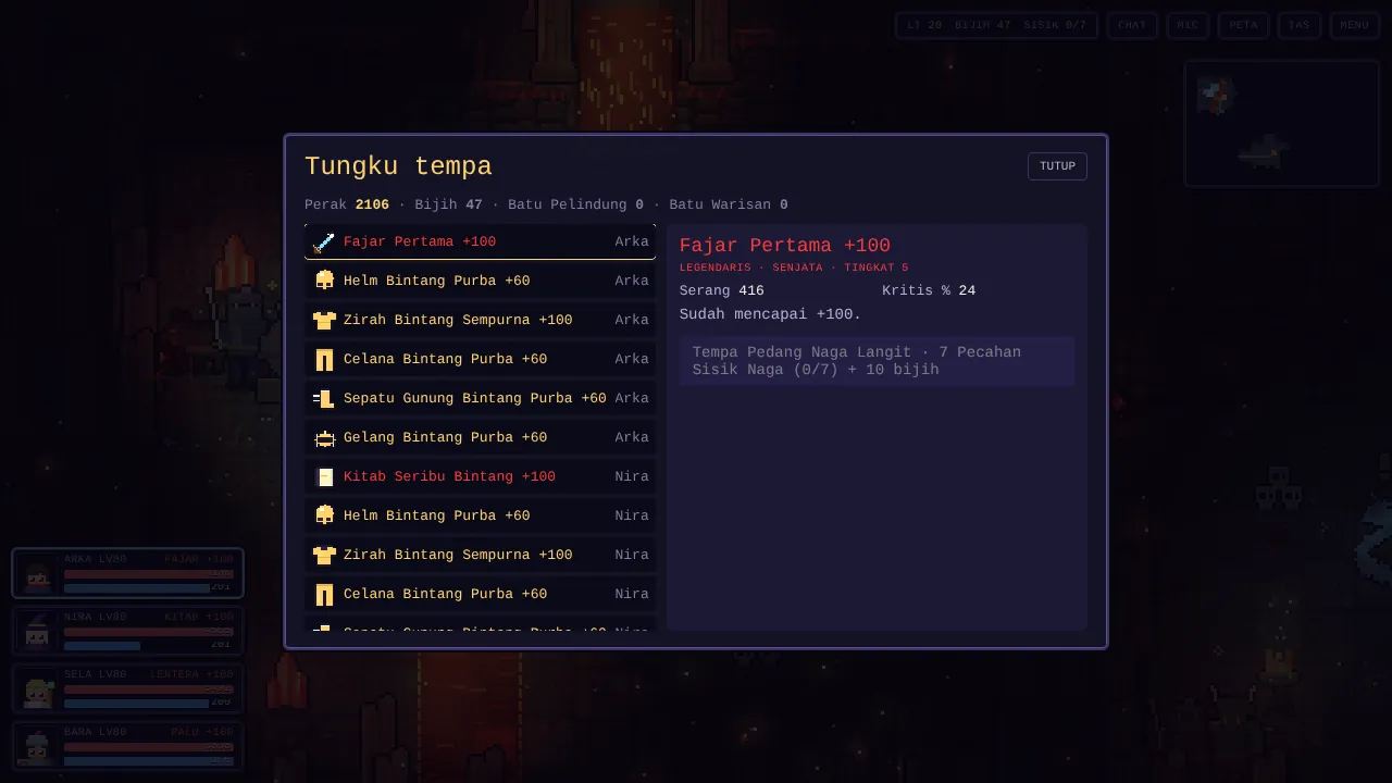 Layar Tungku Tempa